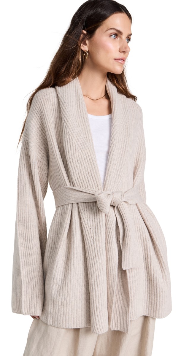 Le Kasha Serbia Cardigan Light Beige