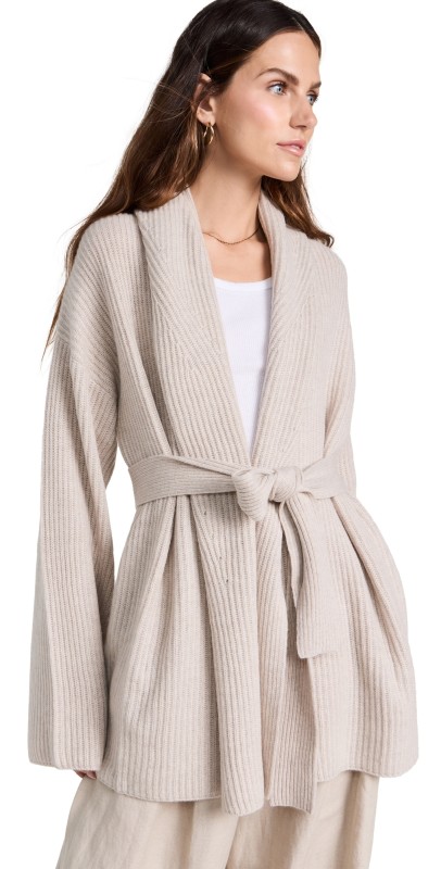 Le Kasha Serbia Cardigan Light Beige