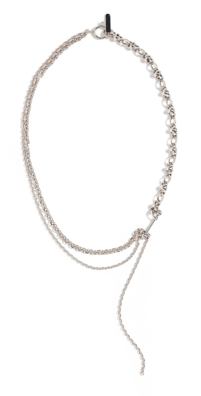Justine Clenquet Kim Necklace Palladium