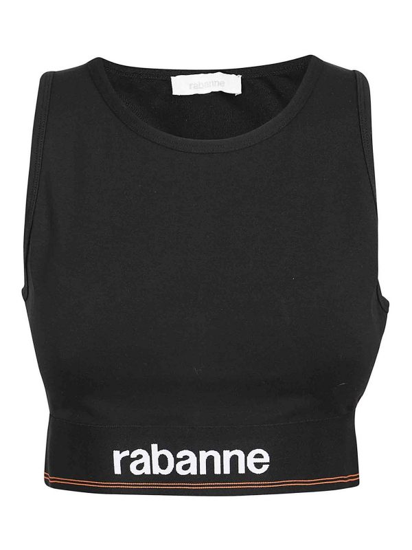 Paco Rabanne Top - Noir