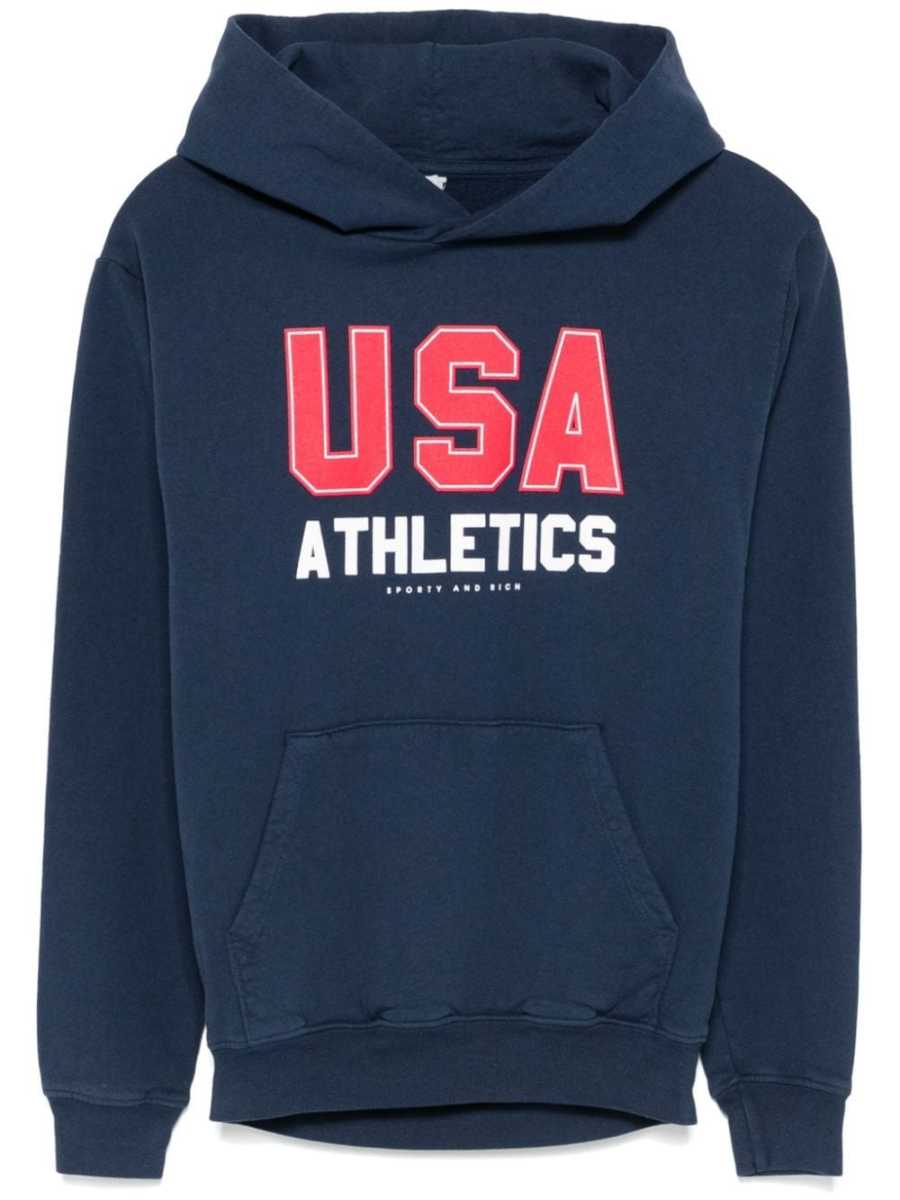 text-print hoodie