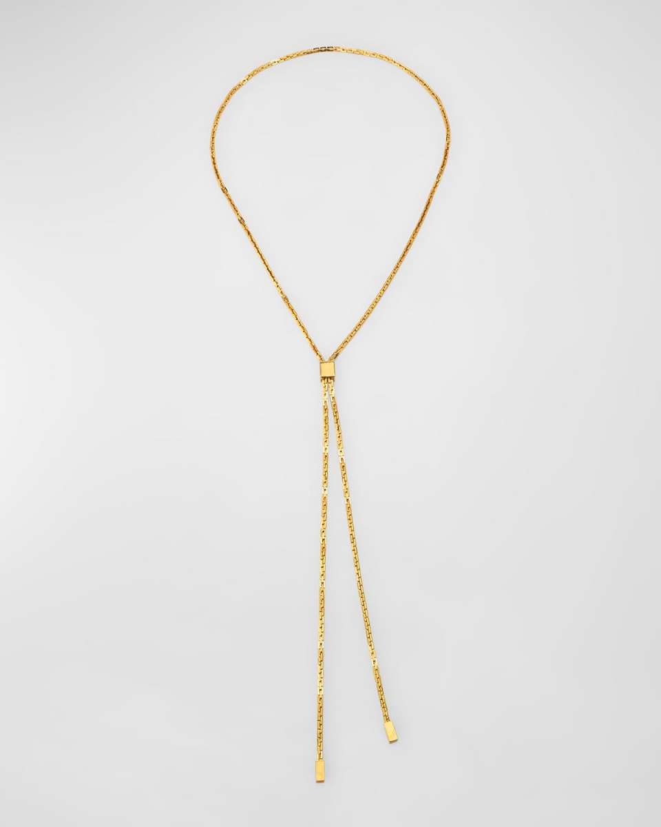 Brass Lariat Necklace
