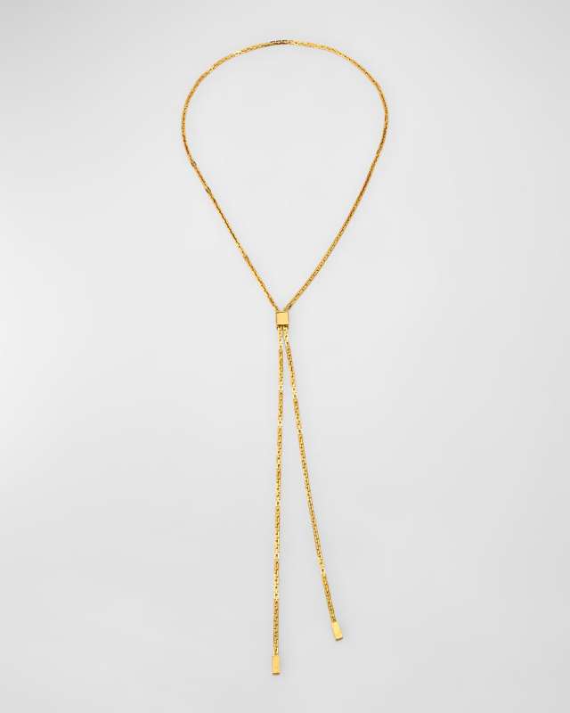 Brass Lariat Necklace