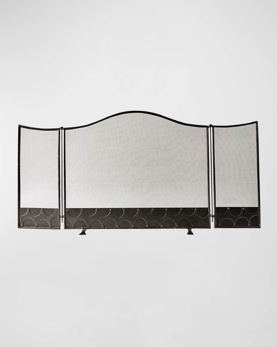 Nelson Triple Panel Fireplace Screen