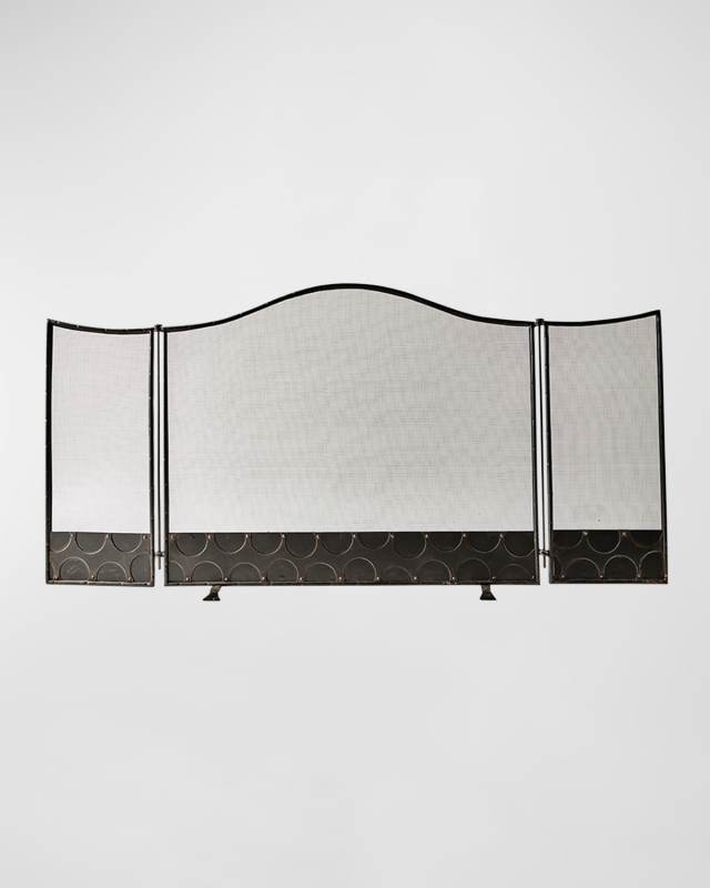 Nelson Triple Panel Fireplace Screen