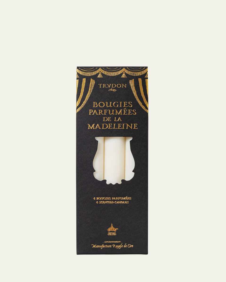 Fir Christmas Tree Madeline Taper Candles, Set of 6