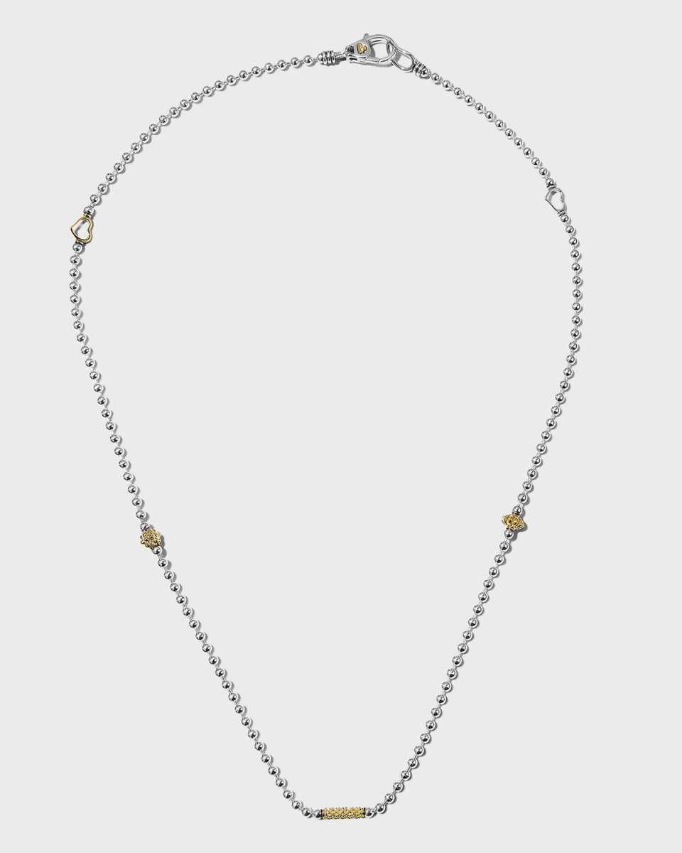 Caviar Icon 18k Gold-Station Necklace