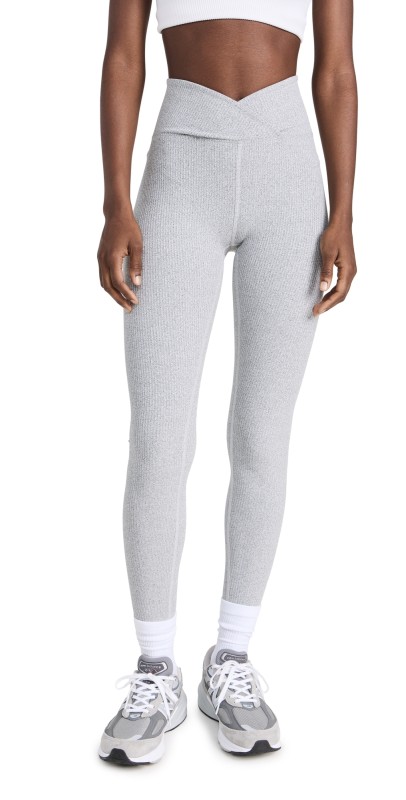 Year of Ours Ribbed Veronica Leggings Heather Grey