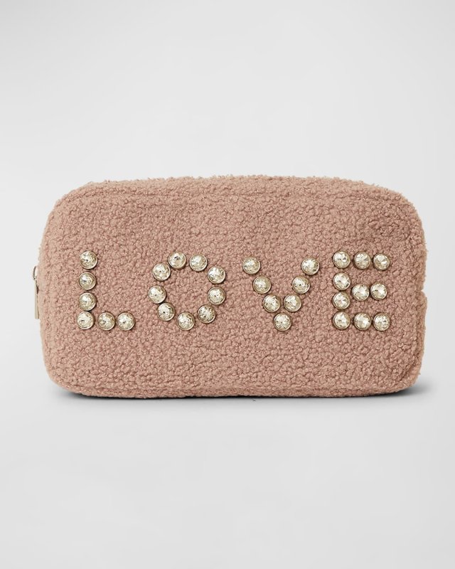 Love Crystal Small Cosmetic Bag