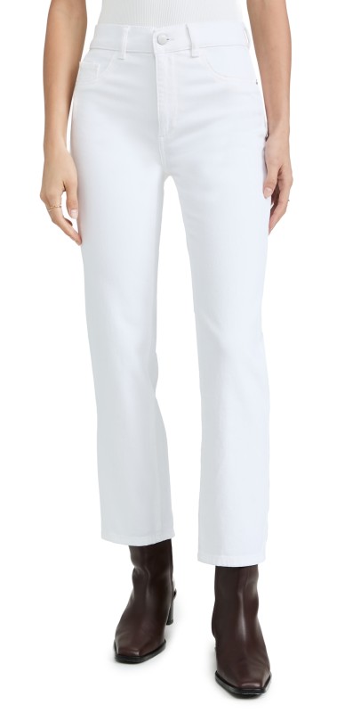 DL1961 Patti Straight High Rise Ankle Jeans Milk (Vintage)