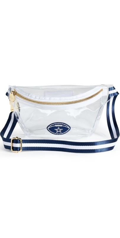 Stoney Clover Lane Dallas Cowboys Clear Fanny Pack Sapphire/Whit