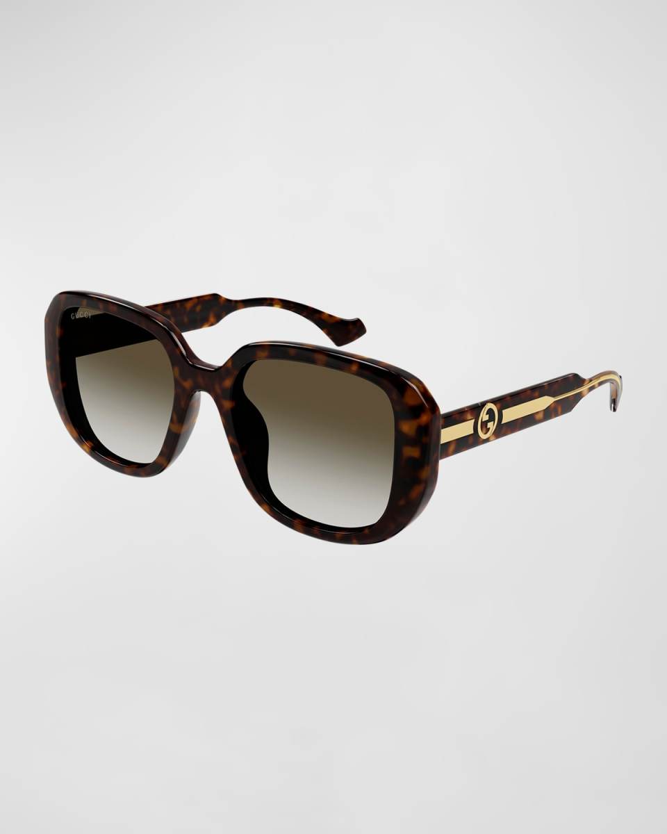 La Piscine Plastic Square Sunglasses