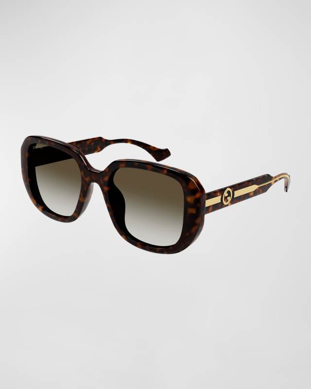 La Piscine Plastic Square Sunglasses