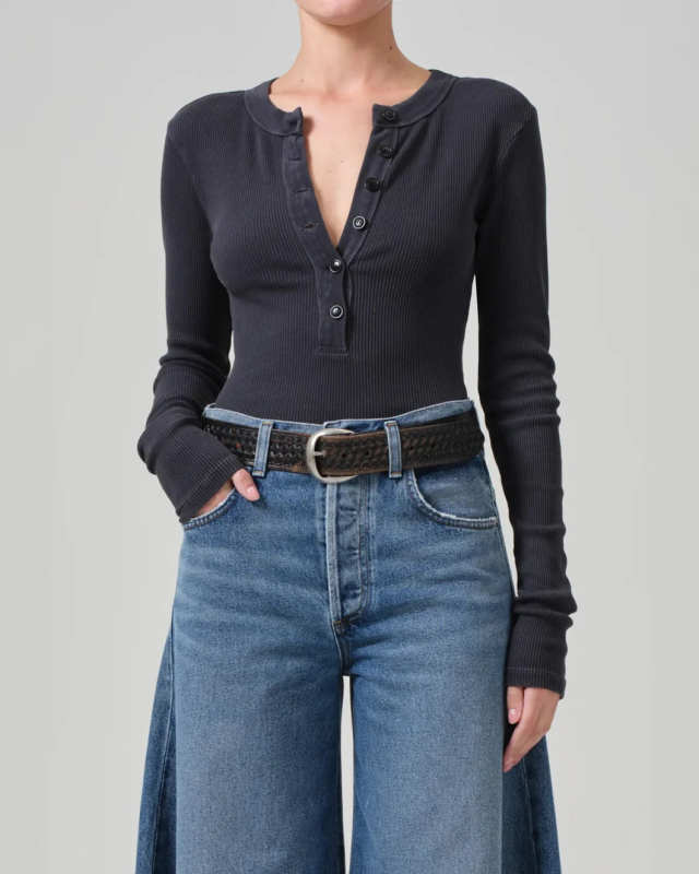 Varra Henley Charcoal