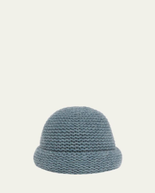 Ashi Crochet Cashmere Beanie
