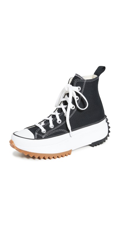 Converse Run Star Hike Hi Sneakers Black/White/Gum