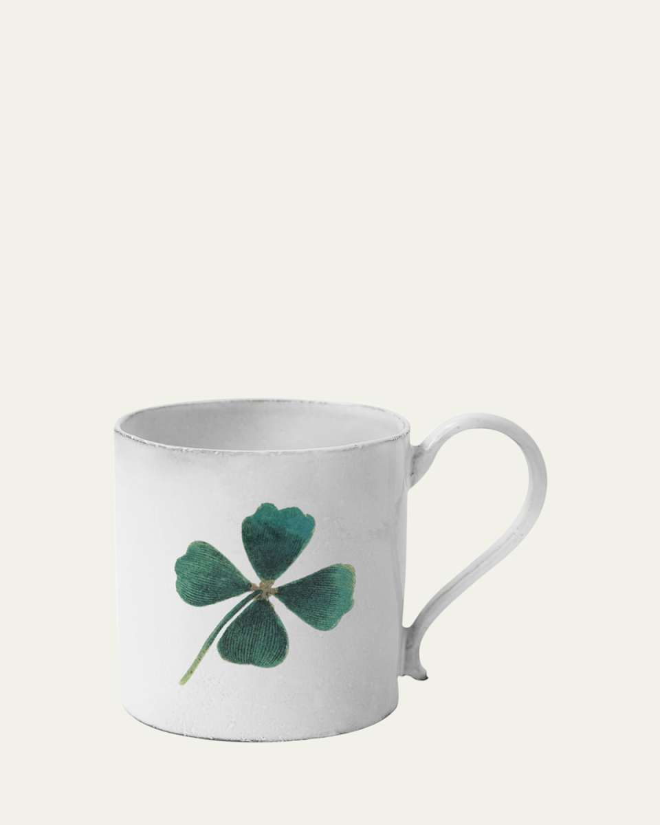 x John Derian Four Leaf Clover Mug