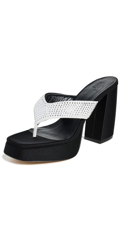 Gia Borghini Gia 17 Sandals Silver/Black