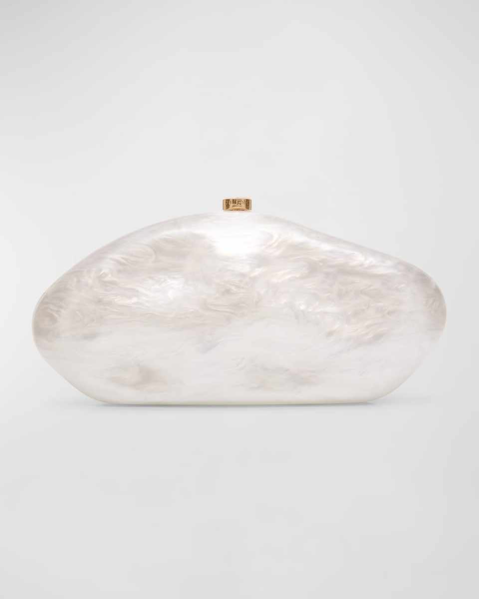 The Caldera Pearly Clutch Bag