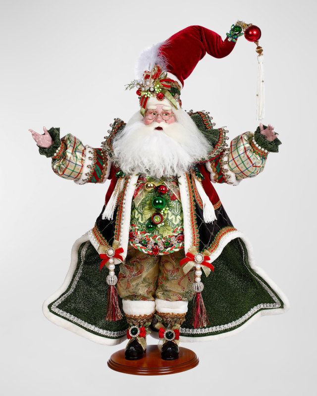 Santa Decorating Tree, 25"