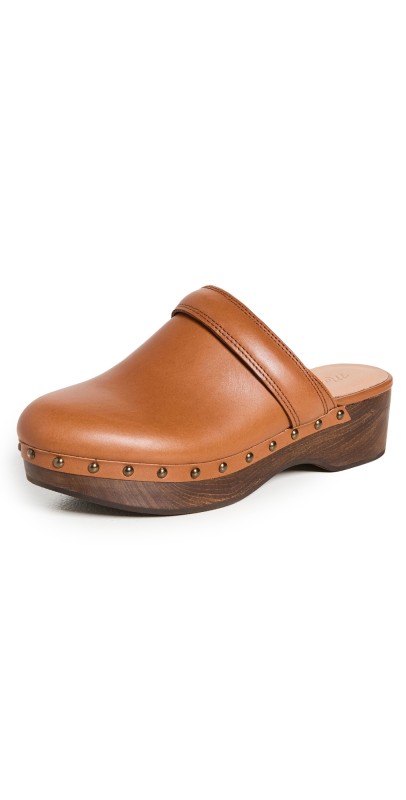 Madewell The Cecily Clogs English Saddle