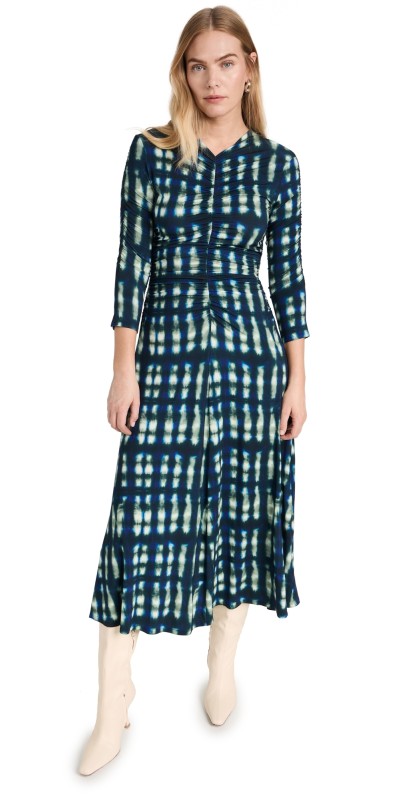Proenza Schouler Whiteabel Natalee Dress Sage Multi