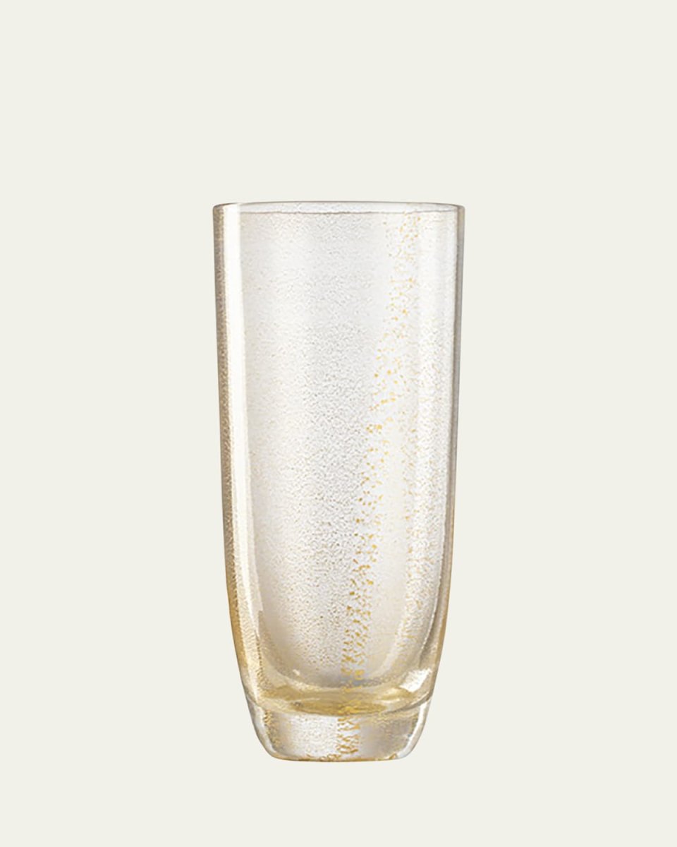 Aliseo Gold Leaf Champagne Flute, 6 oz.