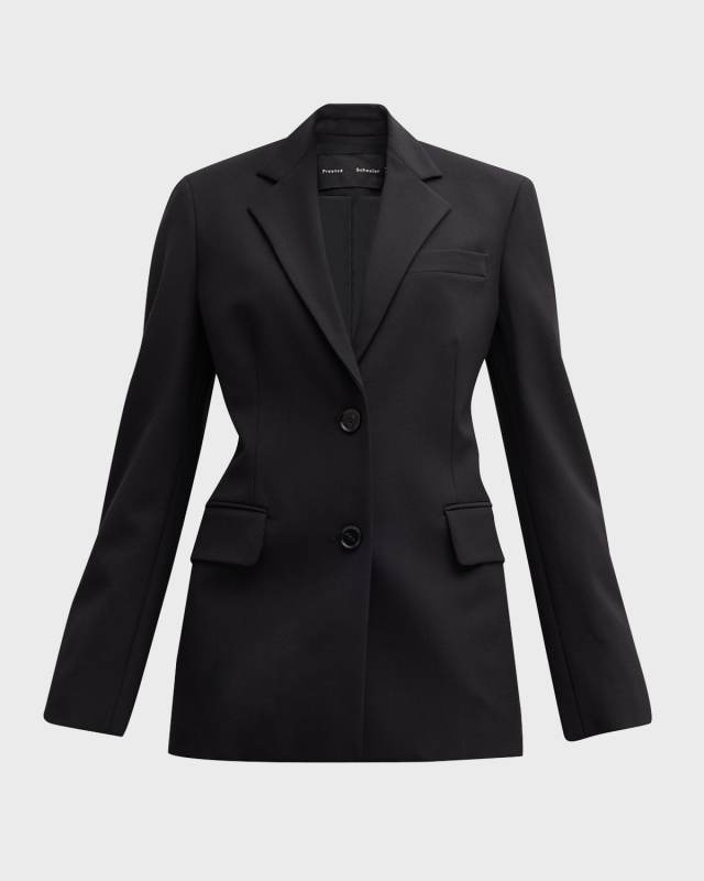 Eva Tropical Wool Blazer Jacket