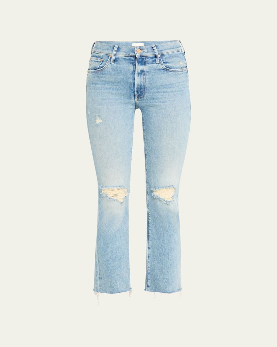 The Insider Crop Step Fray Jeans