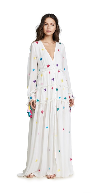 ROCOCOANDtellar Long Dress White