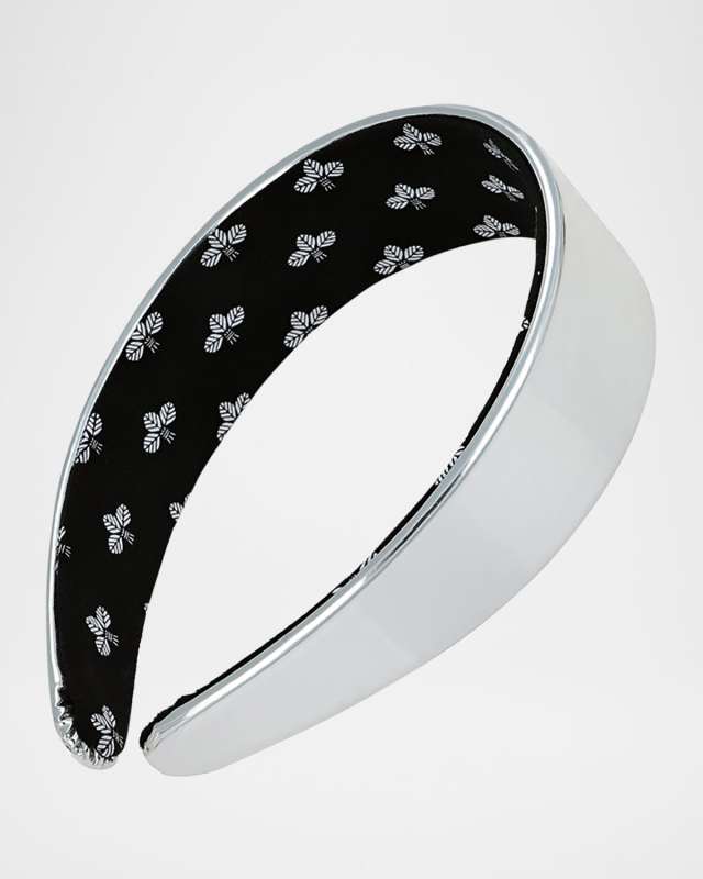 Chrome Wide Headband