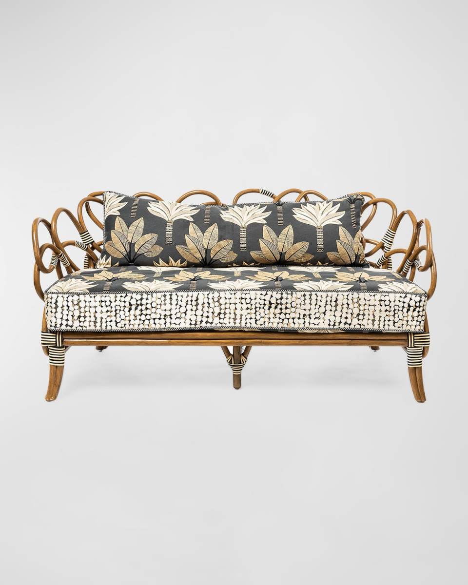 Wild Indoors Rattan Settee