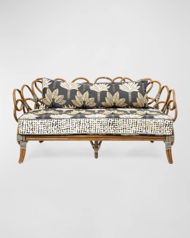 Wild Indoors Rattan Settee