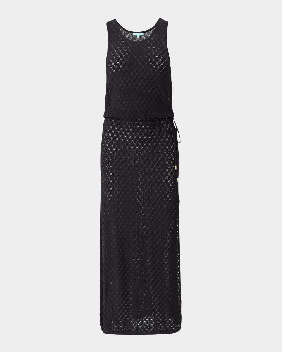 Mia Crochet-Knit Maxi Dress