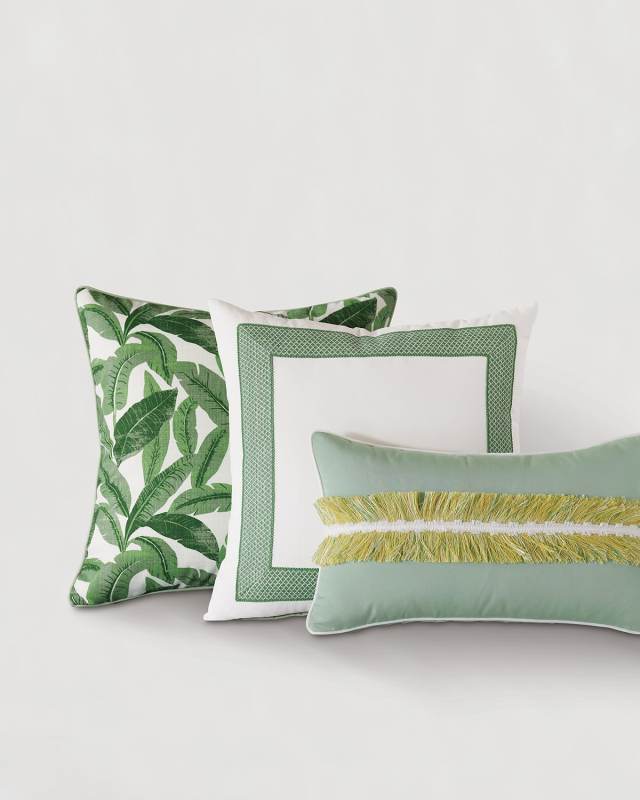 Mint Tape Pillow