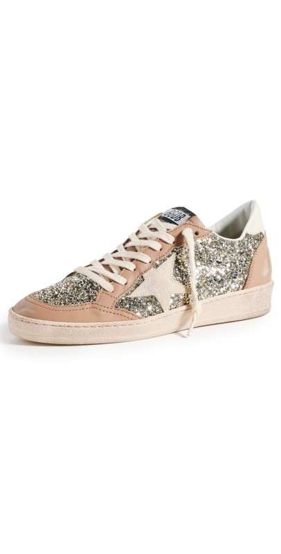 Golden Goose Ball Star Sneakers Platinum/Cream/Beige