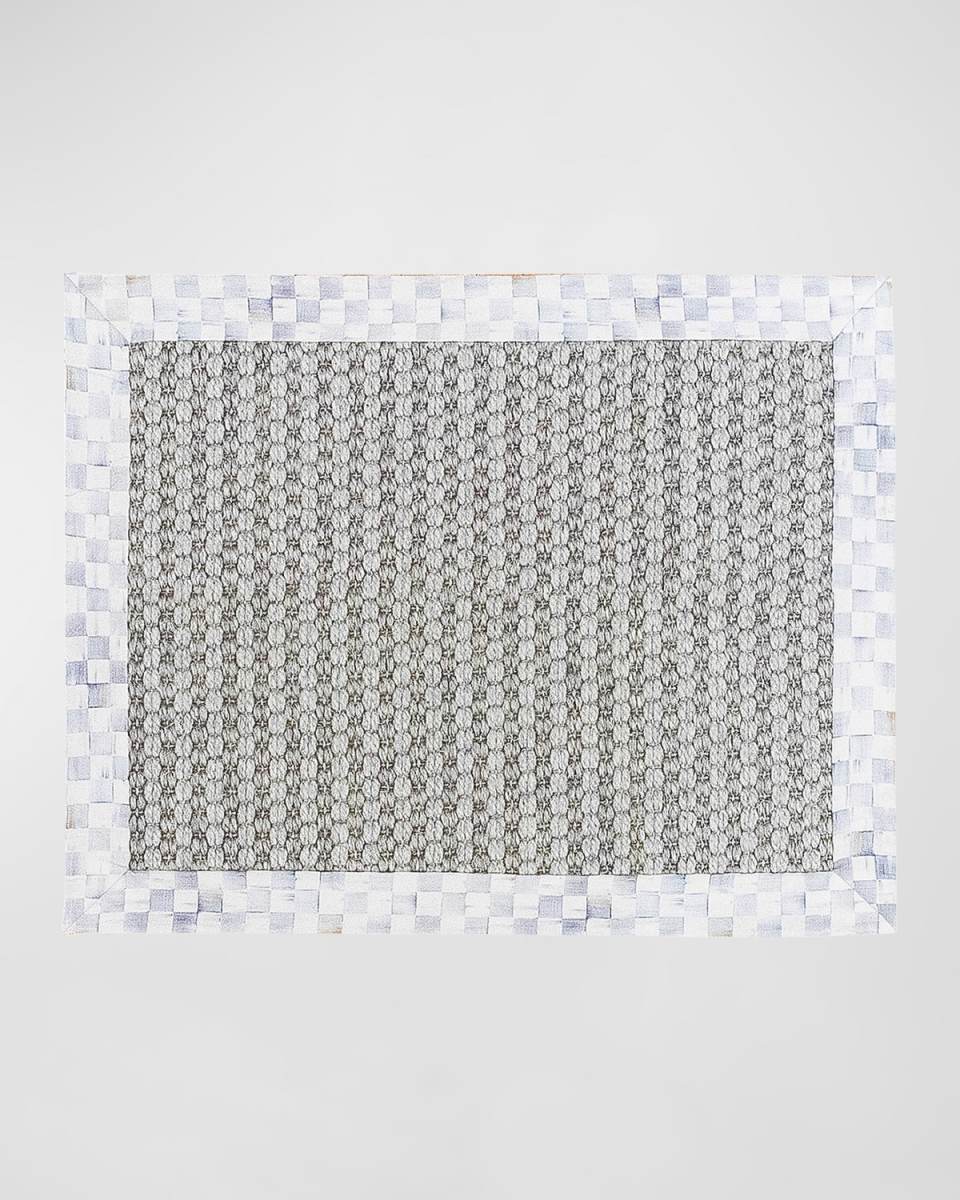 Sterling Check Rug, 2'x 3'