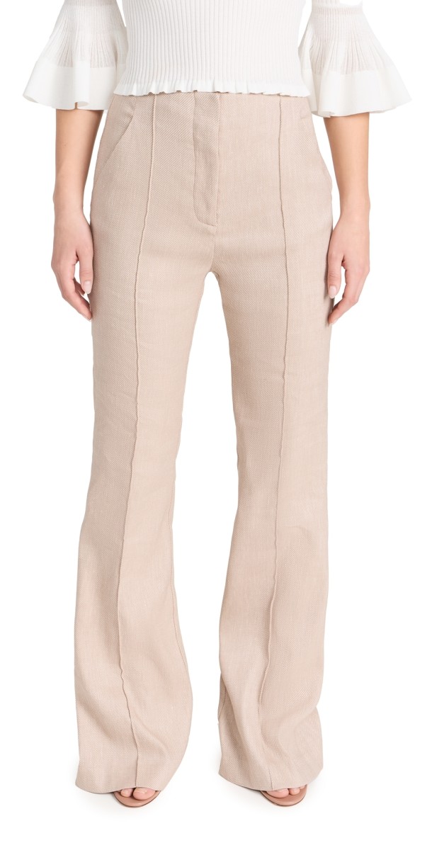 Veronica Beard Komi Pants Sandalwood Melange