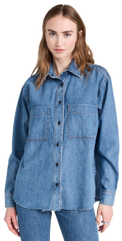 ASKK NY Oversized Denim Shirt Palm Canyon