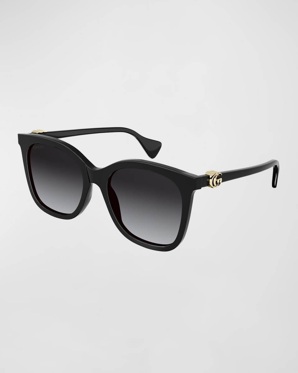 Interlocking Logo Acetate Cat-Eye Sunglasses