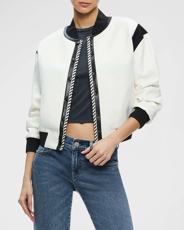 Keri Varsity Bomber Jacket