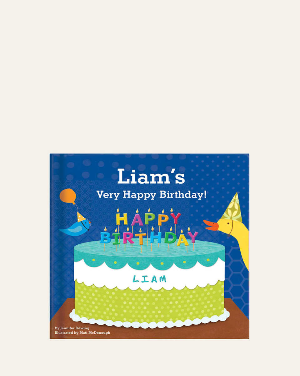 "My Very Happy Birthday Boy" Book by Jennifer Dewing, Personalized