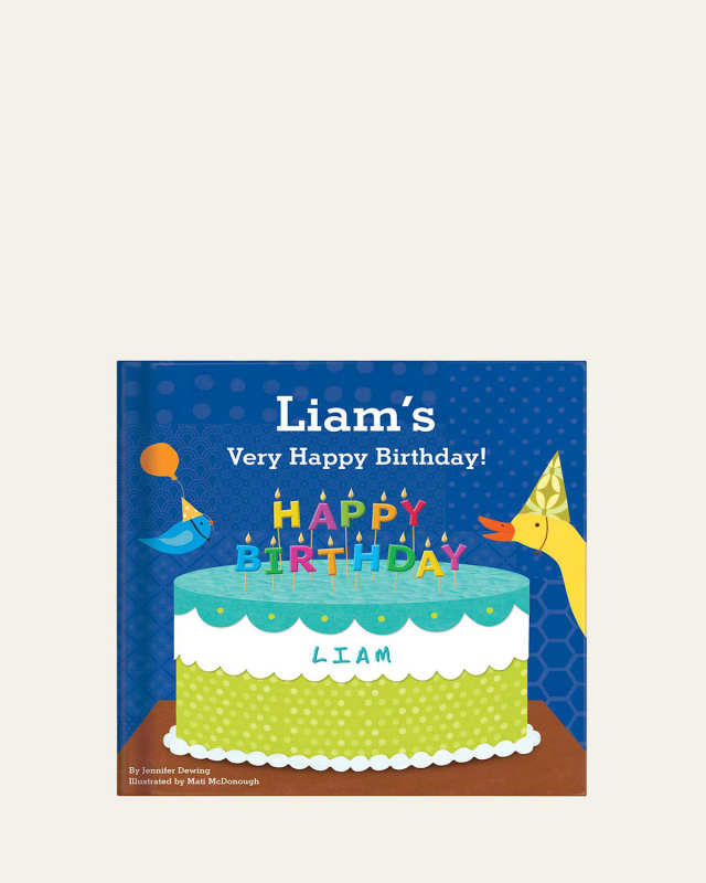 "My Very Happy Birthday Boy" Book by Jennifer Dewing, Personalized