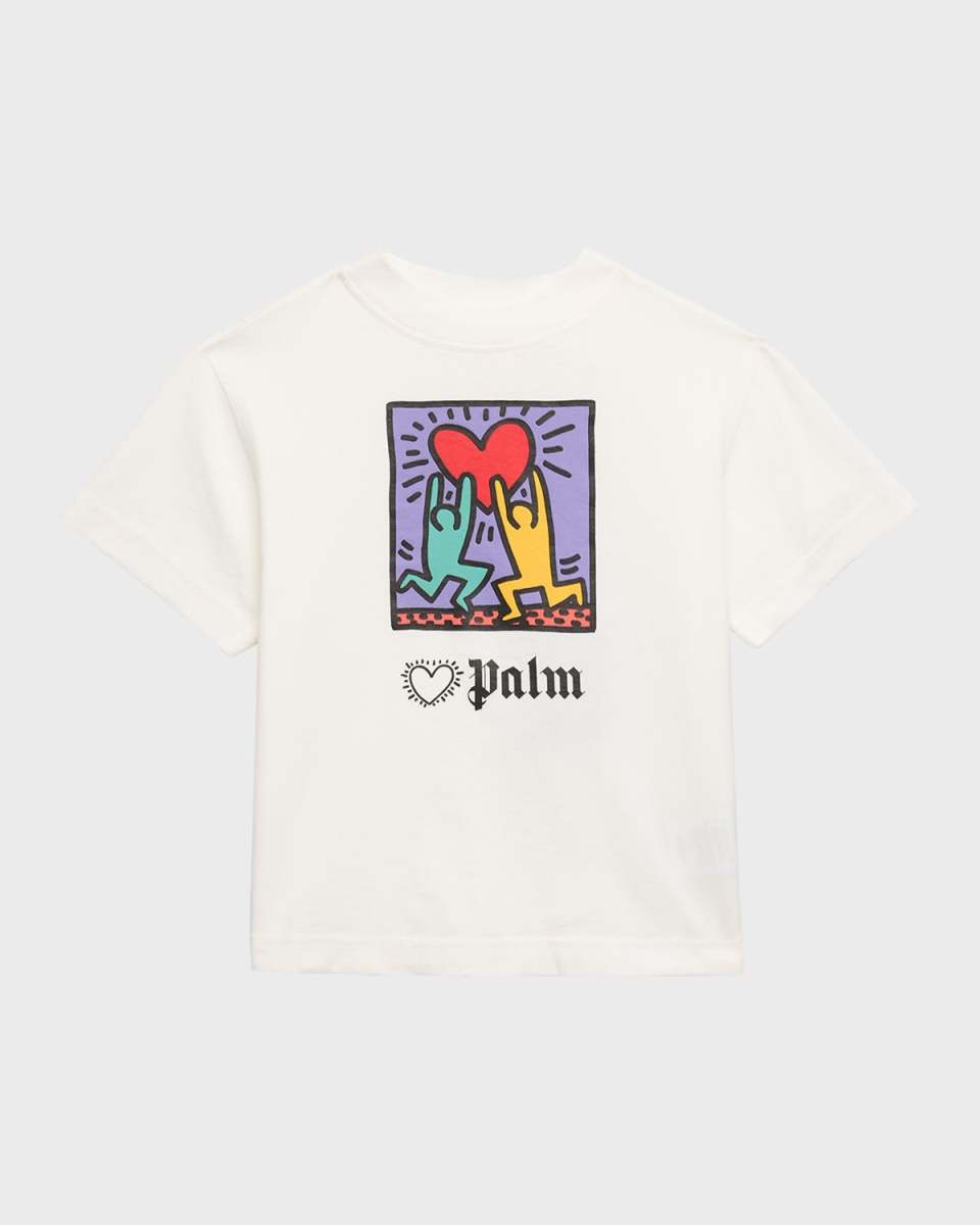 X Keith Haring Girl's Holding Heart Graphic Tee, Size 4-12