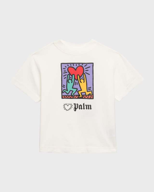 X Keith Haring Girl's Holding Heart Graphic Tee, Size 4-12