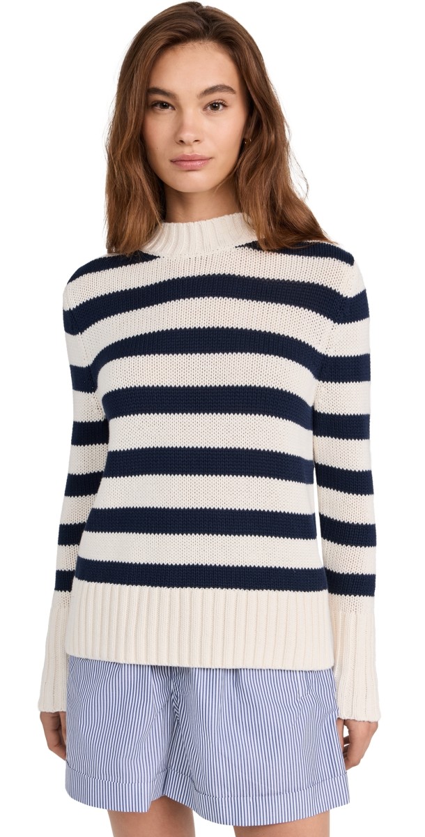 KULE The Tatum Sweater Cream/Navy