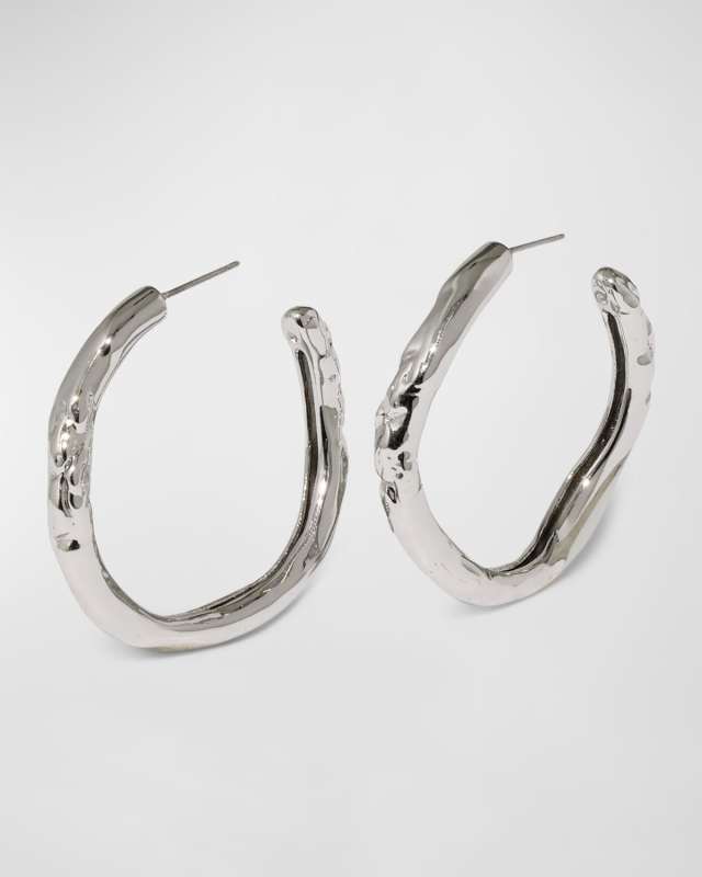 Brut Tube Hoop Earrings