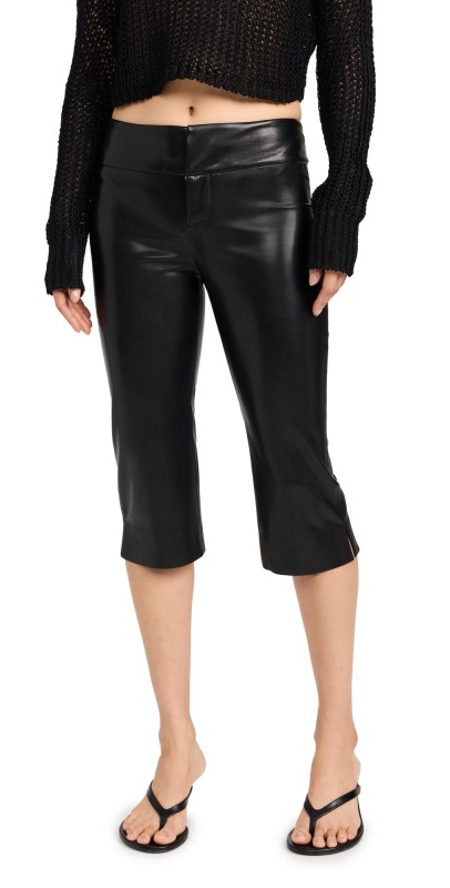 alice + olivia Olivia Clam Digger Pants Black