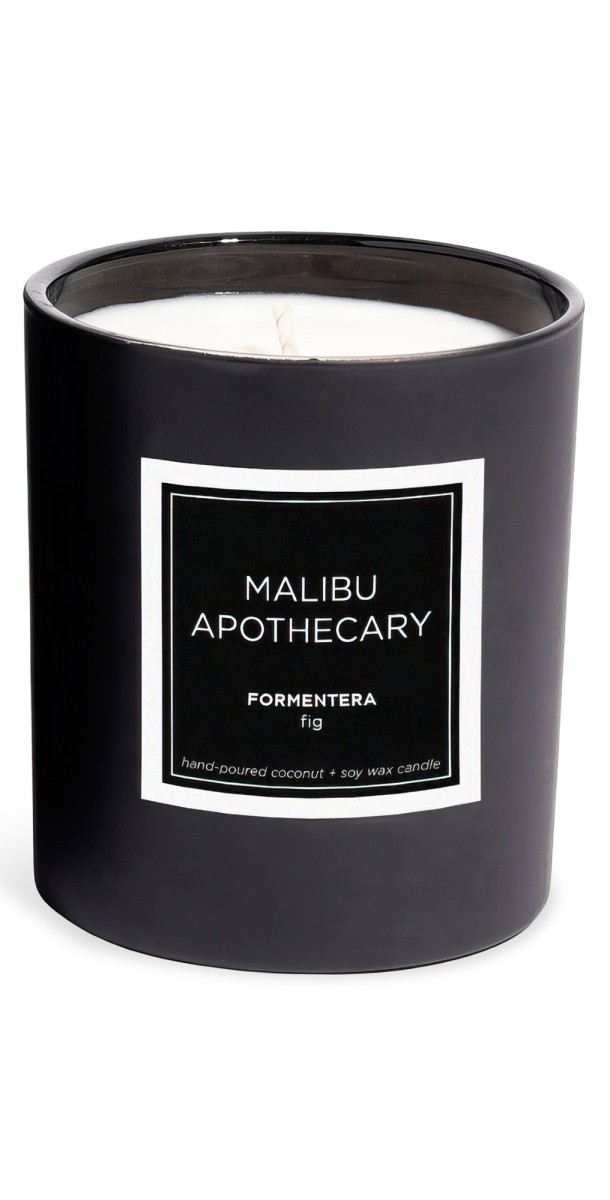 Malibu Apothecary Formentera Candle Matte Black