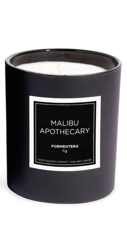 Malibu Apothecary Formentera Candle Matte Black